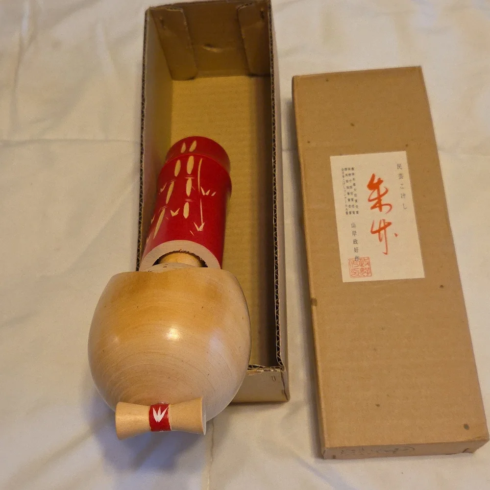 NEW! Vintage Large Masayoshi Yamagishi Kokeshi Doll - Picture 4 of 6